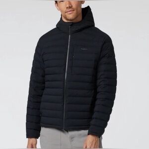 Vuori Men's Steadfast FZ Hooded down Jacket Black size medium NWT💥OUT OF STOCK💥